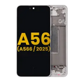 OLED Assembly With Frame For Samsung Galaxy A56 5G (A566 / 2025) (Refurbished) (Pink)