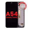 OLED Assembly With Frame For Samsung Galaxy A54 5G (A546 / 2023) (US & International Version) (Aftermarket Plus) (Graphite)