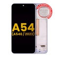 OLED Assembly With Frame For Samsung Galaxy A54 5G (A546 / 2023) (US & Internationa Versionl) (Refurbished) (Violet)