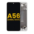 OLED Assembly With Frame For Samsung Galaxy A56 5G (A566 / 2025) (Refurbished) (Lightgray)