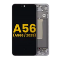 OLED Assembly With Frame For Samsung Galaxy A56 5G (A566 / 2025) (Refurbished) (Graphite)