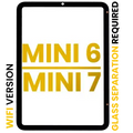 Front Glass For iPad Mini 6 (2021) / Mini 7 (2024) (Glass Separation Required) (WiFi Only) (Premium) (All Colors)