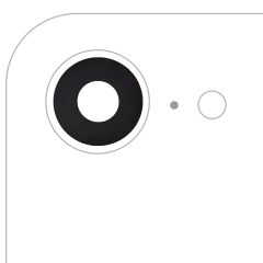 Back Camera Lens (Glass Only) With Adhesive For iPhone 16e / 17e (Premium) (Real Sapphire)