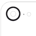 Back Camera Bezel Ring Only For iPhone 16e / 17e (Black)