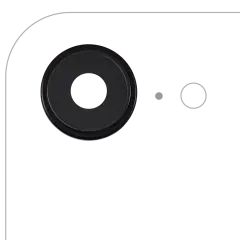 Back Camera Lens With Bracket & Bezel For iPhone 16e / 17e (Premium) (Black)