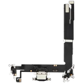 Charging Port Flex Cable For iPhone 16 Plus (Aftermarket Plus) (Black)