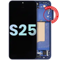 OLED Assembly With Frame For Samsung Galaxy S25 5G (US & International) (Service Pack) (Navy)