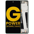 LCD Assembly With Frame For Motorola Moto G Power 5G (XT2515 / 2025) (Refurbished) (Leaf Green)