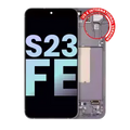OLED Assembly With Frame For Samsung Galaxy S23 FE 5G (US & International Version) (Service Pack) (Graphite)