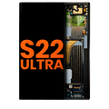 OLED Assembly With Frame For Samsung Galaxy S22 Ultra 5G (Blemish: Grade D) (Phantom Black)