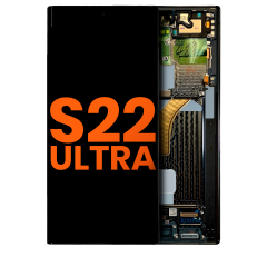 OLED Assembly With Frame For Samsung Galaxy S22 Ultra 5G (Blemish: Grade D) (Phantom Black)