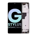OLED Assembly With Frame For Motorola Moto G Stylus 5G (XT2419 / 2024) (Genuine OEM) (Caramel Latte)