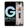 LCD Assembly With Frame For Motorola Moto G Stylus 5G (XT2315 / 2023) (Genuine OEM) (Cosmic Black)