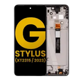 LCD Assembly With Frame For Motorola Moto G Stylus 5G (XT2315 / 2023) (Refurbished) (Cosmic Black)