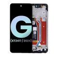 LCD Assembly With Frame For Motorola Moto G 5G (XT2417 / 2024) (Genuine OEM) (Sage Green)