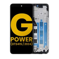 LCD Assembly With Frame For Motorola Moto G Power 5G (XT2415 / 2024) (Refurbished) (All Colors)