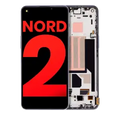 OLED Assembly With Frame For OnePlus Nord 2 5G (Aftermarket Plus) (Gray Sierra)