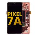 OLED Assembly With Frame (With Fingerprint Sensor ) For Google Pixel 7a 5G (Refurbished) (Coral)