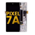 OLED Assembly With Frame (With Fingerprint Sensor ) For Google Pixel 7a 5G (Refurbished) (Snow)