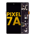 OLED Assembly With Frame (With Fingerprint Sensor ) For Google Pixel 7a 5G (Refurbished) (Charcoal)