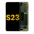 OLED Assembly With Frame For Samsung Galaxy S23 5G (US & International) (Refurbished) (Cream)