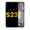 OLED Assembly With Frame For Samsung Galaxy S23 5G (US & International) (Refurbished) (Green)