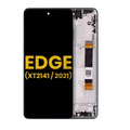 LCD Assembly With Frame For Motorola Edge 5G (XT2141 / 2021) (Refurbished) (Nebula Blue)