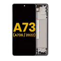 OLED Assembly With Frame For Samsung Galaxy A73 5G (A736 / 2022) (Refurbished) (Gray)
