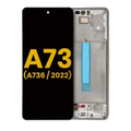 OLED Assembly With Frame For Samsung Galaxy A73 5G (A736 / 2022) (Refurbished) (White)