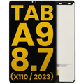 LCD Assembly Without Frame For Samsung Galaxy Tab A9 8.7" (X110) (2023) (WiFi Only) (Refurbished) (Black)