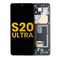 OLED Assembly With Frame For Samsung Galaxy S20 Ultra 5G (Refurbished) (Cosmic Black)