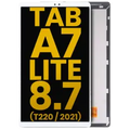 LCD Assembly Without Frame For Samsung Galaxy Tab A7 Lite 8.7" (T220) (2021) (WiFi Version) (Refurbished) (White)
