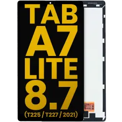 LCD Assembly Without Frame For Samsung Galaxy Tab A7 Lite 8.7" (T225 / T227) (2021) (Cellular Version) (Refurbished) (Black)