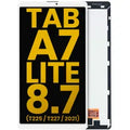 LCD Assembly Without Frame For Samsung Galaxy Tab A7 Lite 8.7" (T225 / T227) (2021) (Cellular Version) (Refurbished) (White)