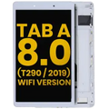 LCD Assembly With Frame For Samsung Galaxy Tab A 8.0" (T290) (2019) (WiFi Version) (Refurbished) (White)