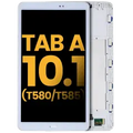 LCD Assembly With Frame For Samsung Galaxy Tab A 10.1" (T580 / T585) (2016) (Refurbished) (White)