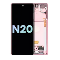OLED Assembly With Frame For Samsung Galaxy Note 20 5G (Service Pack) (Mystic Bronze)