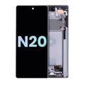 OLED Assembly With Frame For Samsung Galaxy Note 20 5G (Service Pack) (Mystic Gray)