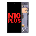 OLED Assembly With Frame For Samsung Galaxy Note 10 Plus / 5G (Aftermarket Plus) (Aura Black)