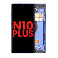 OLED Assembly With Frame For Samsung Galaxy Note 10 Plus / 5G (Aftermarket Plus) (Blue)