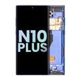 OLED Assembly With Frame For Samsung Galaxy Note 10 Plus / 5G (Service Pack) (Aura Blue)