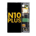 OLED Assembly With Frame For Samsung Galaxy Note 10 Plus / 5G (Refurbished) (Aura Black)