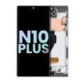 OLED Assembly With Frame For Samsung Galaxy Note 10 Plus / 5G (Service Pack) (Aura White)