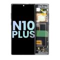 OLED Assembly With Frame For Samsung Galaxy Note 10 Plus / 5G (Service Pack) (Aura Black)