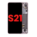 OLED Assembly With Frame For Samsung Galaxy S21 5G (Aftermarket Plus) (Phantom Violet)