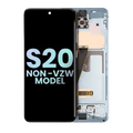 OLED Assembly With Frame For Samsung Galaxy S20 5G (Non-Verizon 5G UW Frame) (Service Pack) (Cloud Blue)