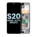 OLED Assembly With Frame For Samsung Galaxy S20 5G (Non-Verizon 5G UW Frame) (Service Pack) (Cosmic Gray)