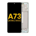 OLED Assembly With Frame For Samsung Galaxy A73 5G (A736 / 2022) (Refurbished) (Mint)