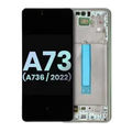 Oled Assembly With Frame For Samsung Galaxy A73 5G (A736 / 2022) (Service Pack) (Mint)