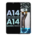 LCD Assembly With Frame For Samsung Galaxy A14 4G (A145F / A145M / 2023) / A14 5G (A146B / 2023) (International Version) (Service Pack) (All Colors)